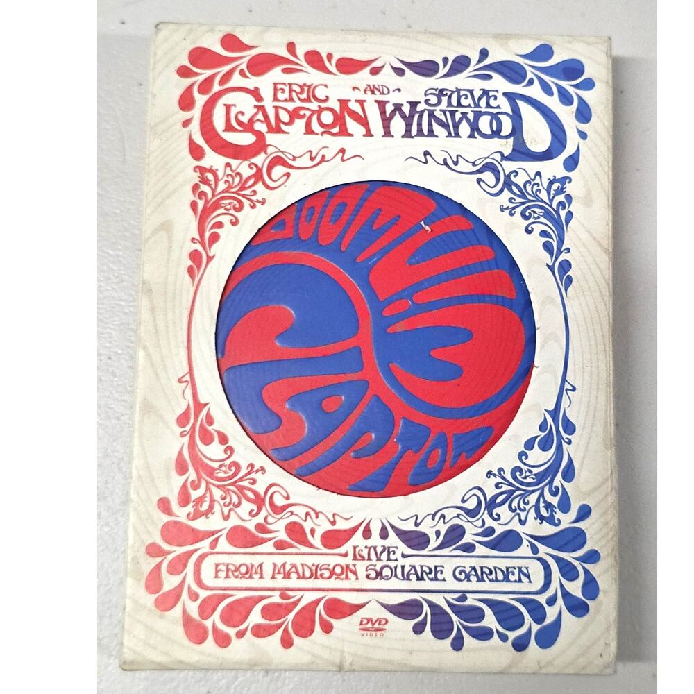 Eric Clapton Steve Winwood Live Madison Square Garden DVD 2 Disc Concert Set